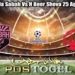 Prediksi Bola Sabah Vs H Beer Sheva 25 Agustus 2026